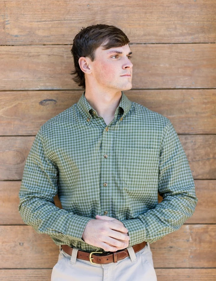 Properly Tied Woodland Sportshirt - Cypress Needle