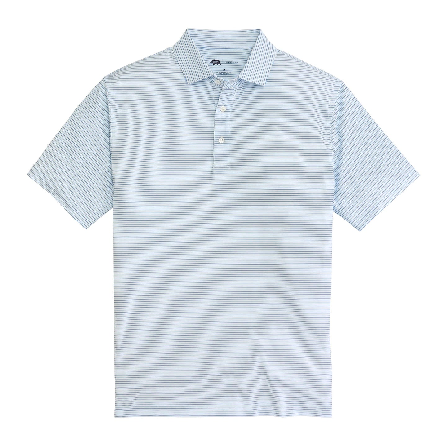 Onward Reserve Driver Stripe Performance Polo - Azurine