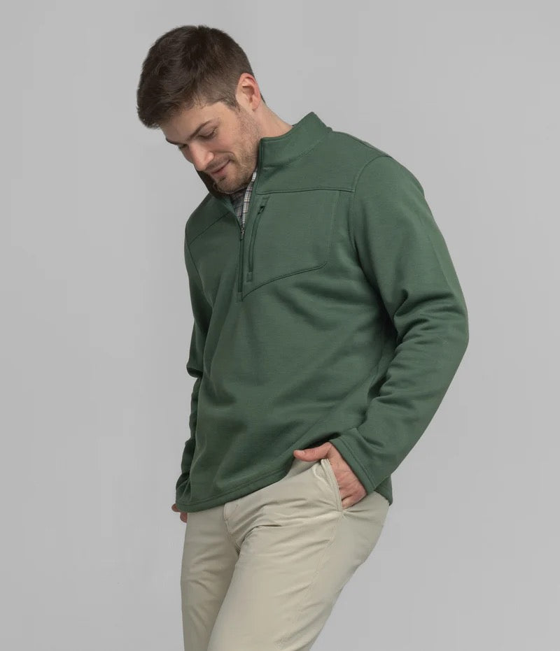 Southern Shirt Fleece Essential Qtr Zip - Mallard