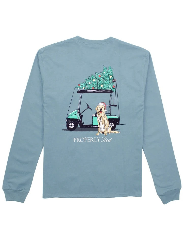Properly Tied Santa's Caddy LS - Steel Blue
