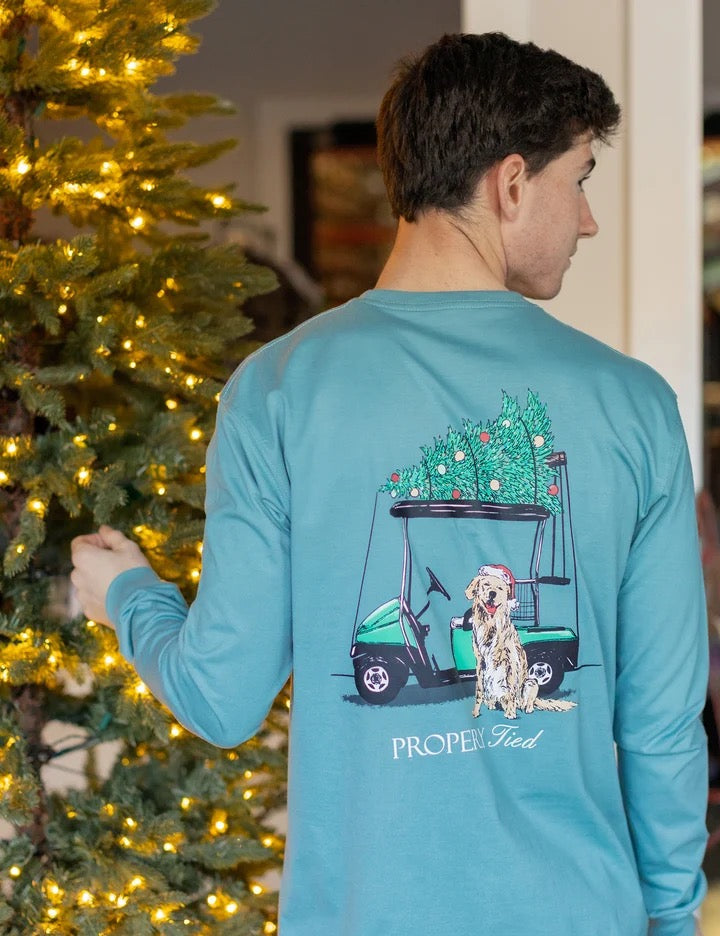 Properly Tied Santa's Caddy LS - Steel Blue
