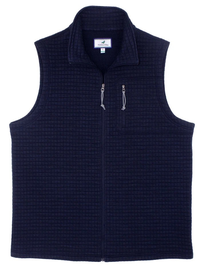 Properly Tied Delta Vest - Navy