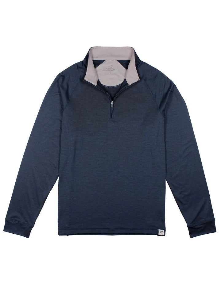 Properly Tied Clubhouse Quarter Zip - Navy