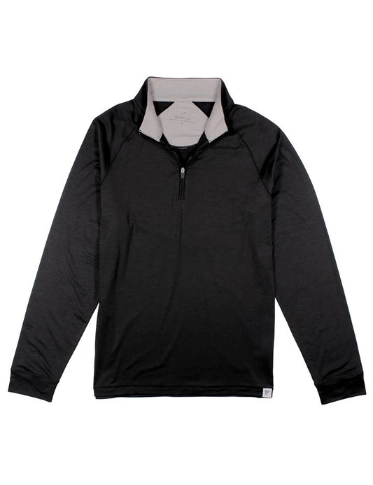 Properly Tied Clubhouse Quarter Zip - Onyx