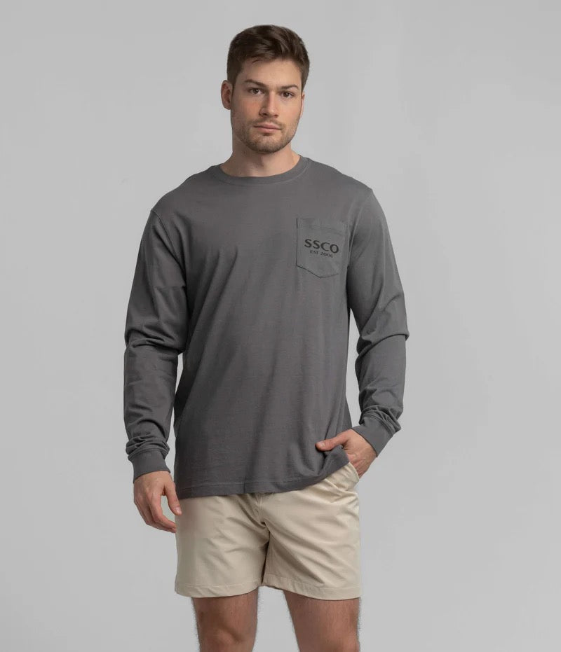 Southern Shirt Buck Lite Tee - Volcanic Ash