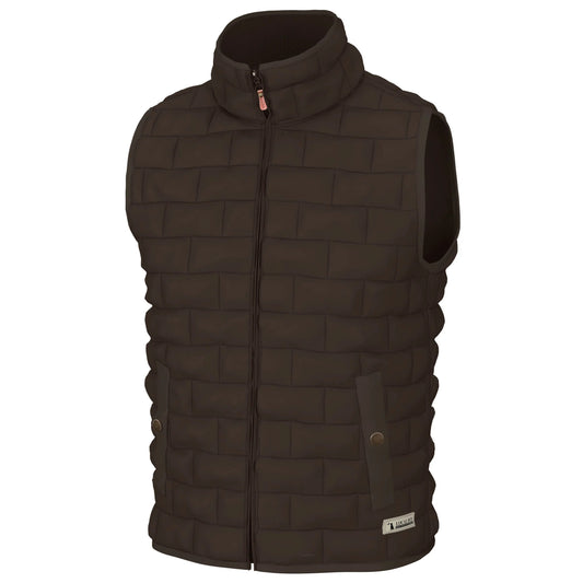 Local Boy Brick Quilted Vest (Coffee)