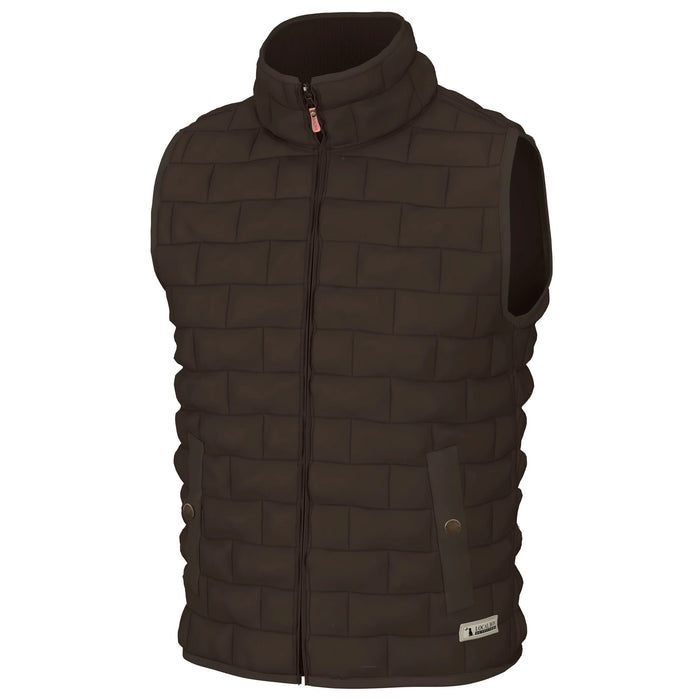 Local Boy Brick Quilted Vest (Coffee)