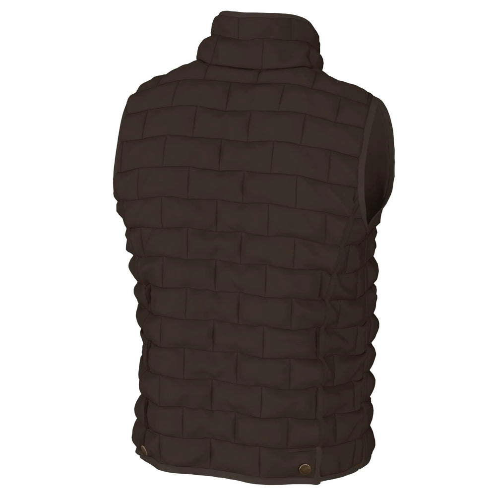 Local Boy Brick Quilted Vest (Coffee)