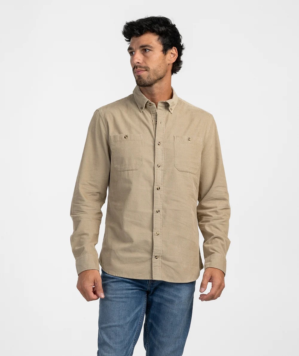 Southern Shirt Fieldstone Cord Flannel - Mojave