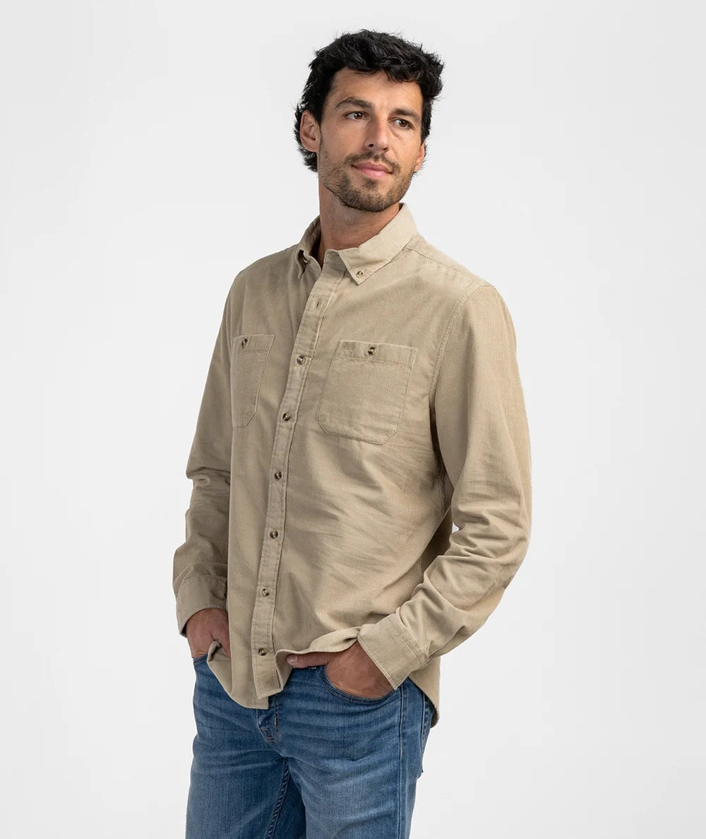 Southern Shirt Fieldstone Cord Flannel - Mojave