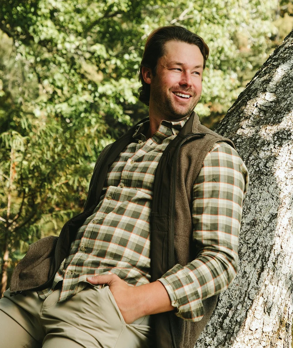 Southern Shirt Brushline Fleece Vest - Espresso