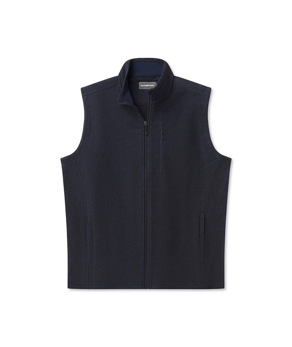 Southern Shirt Brushline Fleece Vest - Eclipse