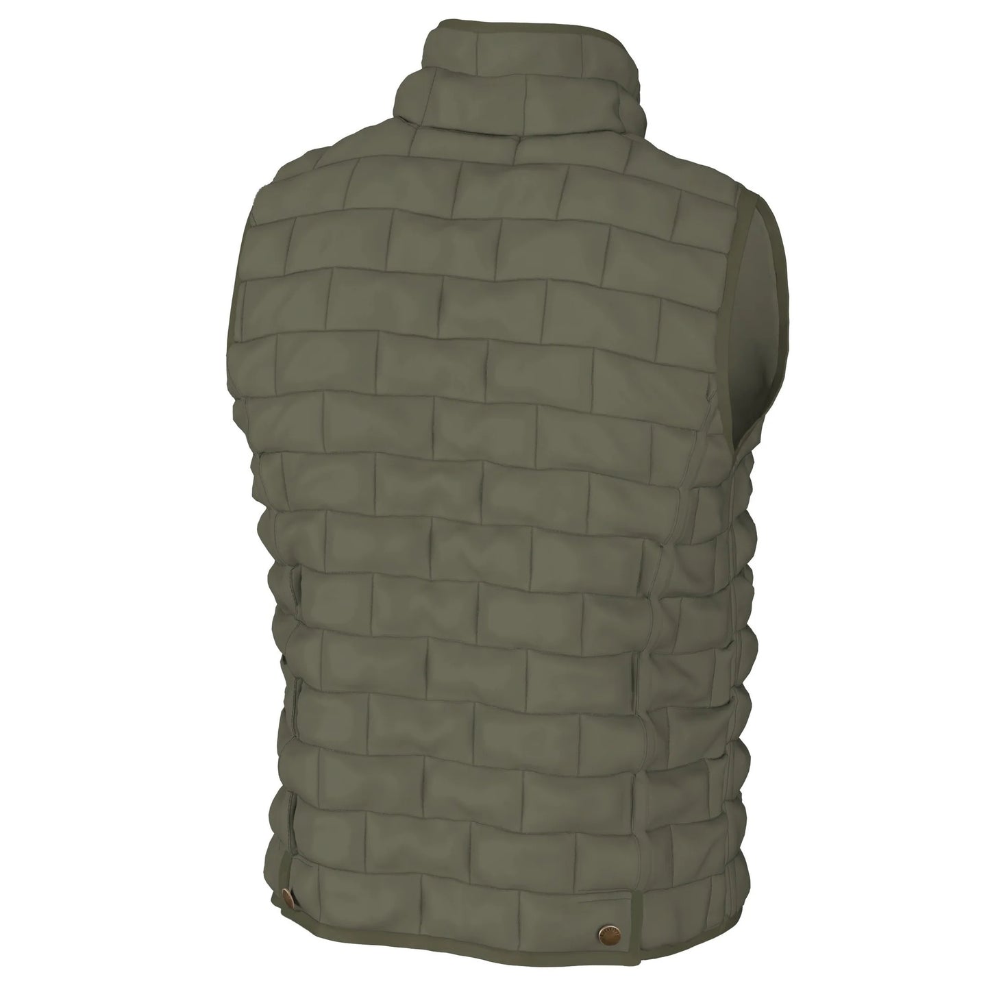 Local Boy Brick Quilted Vest (Moss)