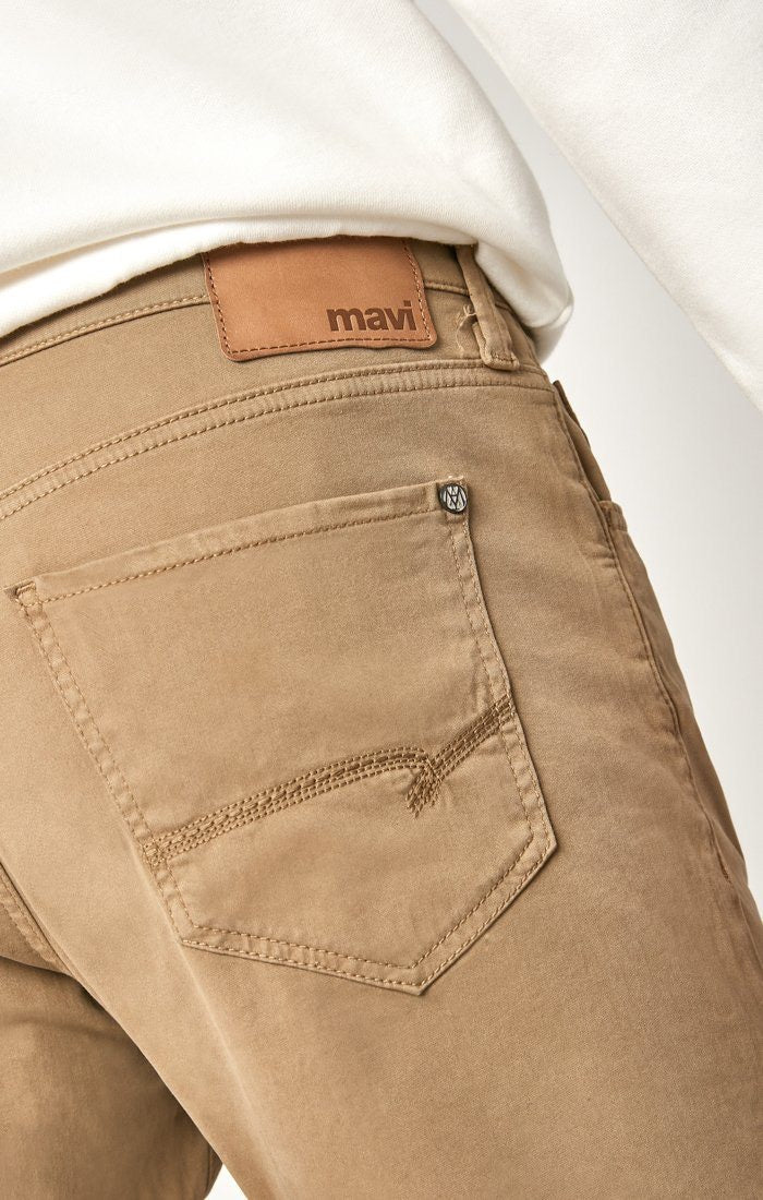 Mavi Matt Relaxed Straight Leg Pants (British Khaki Twill)