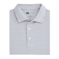 Onward Reserve Birdie Stripe Performance Polo - White/Navy
