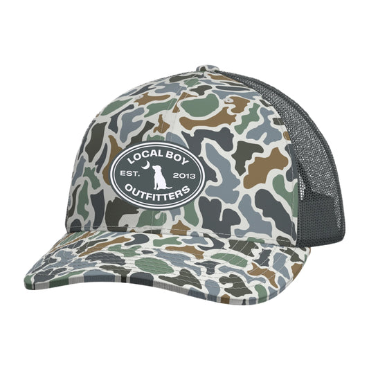 Local Boy Classic Oval Trucker Hat - Localflage Bluff