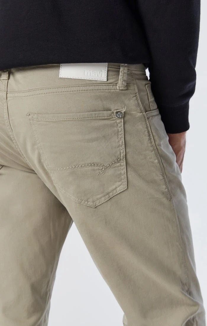 Mavi Zach Straight Leg Pants (Beige Twill)