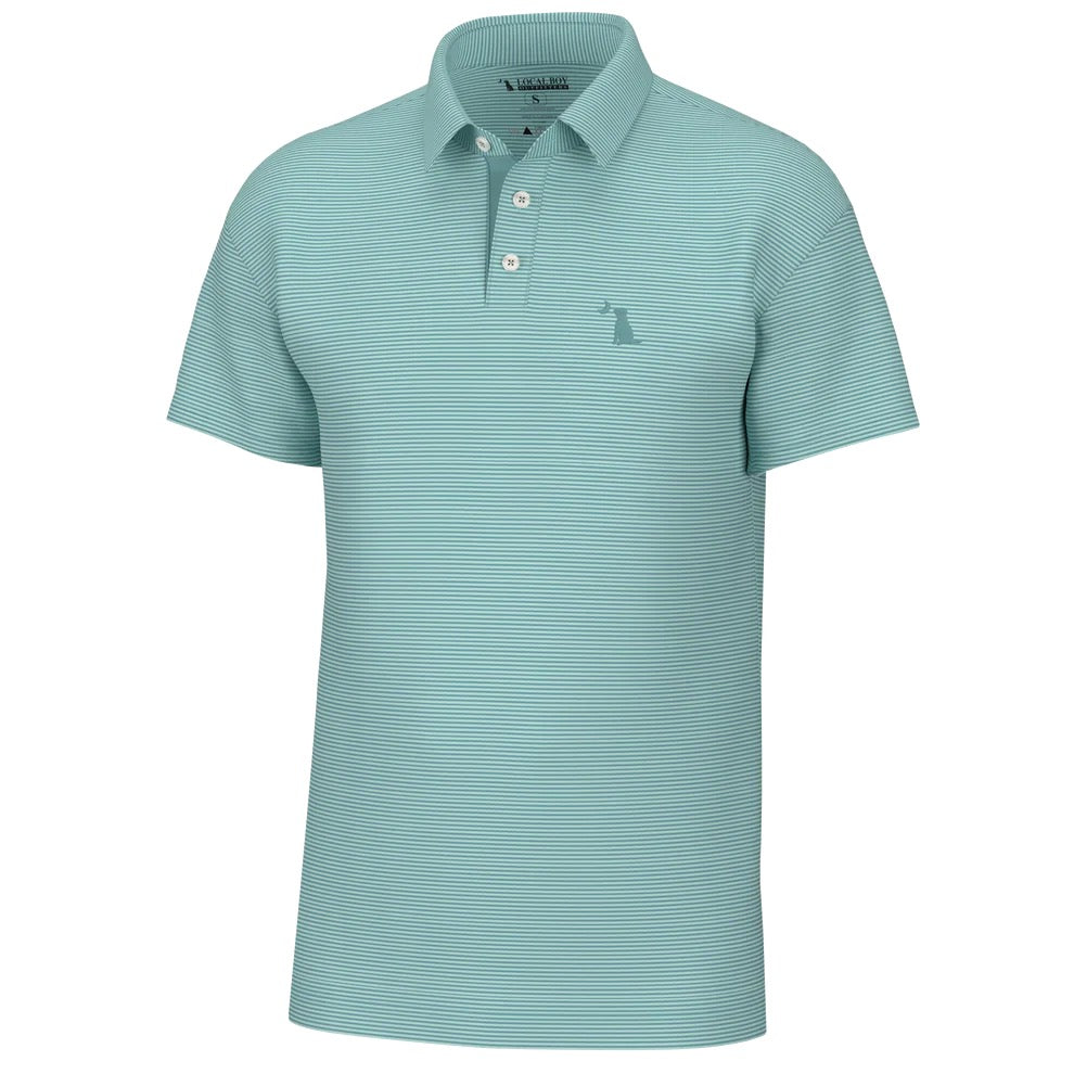 Local Boy Palms Polo Aqua