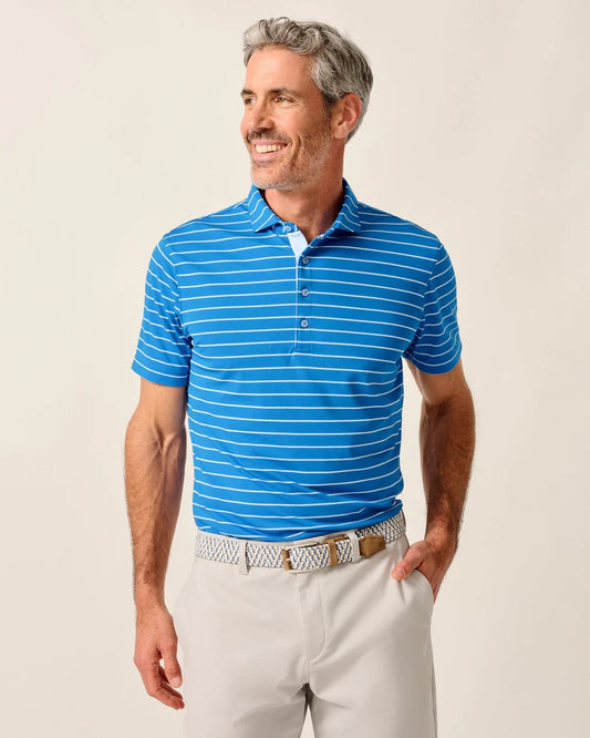 Johnnie-O Performance Mesh Polo - Kerwin Palisades Blue