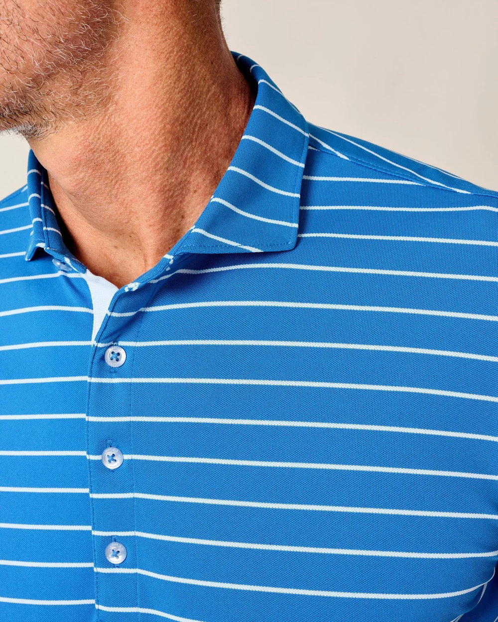 Johnnie-O Performance Mesh Polo - Kerwin Palisades Blue