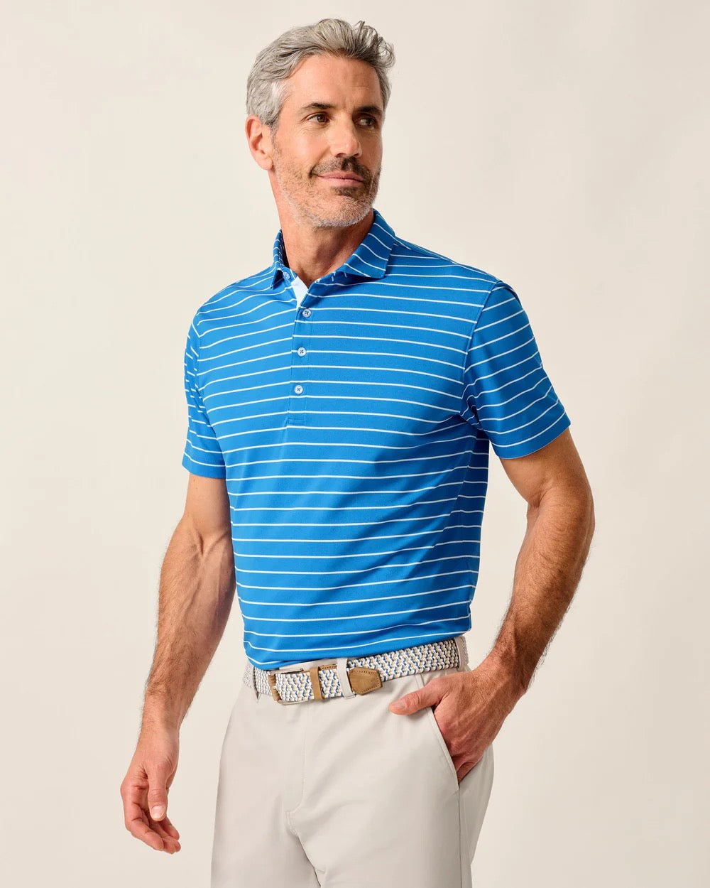 Johnnie-O Performance Mesh Polo - Kerwin Palisades Blue