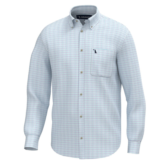 Local Boy Blythe Dress Shirt - Purple/Sky Blue/Plum