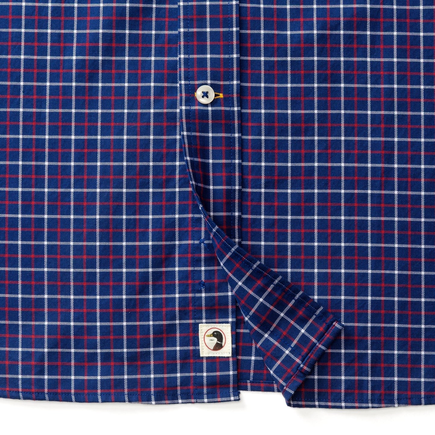 Duck Head Cotton Oxford Sport Shirt (Kline Plaid)