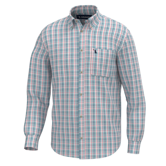 Local Boy Lee Dress Shirt - Spearmint/Plum/Pink