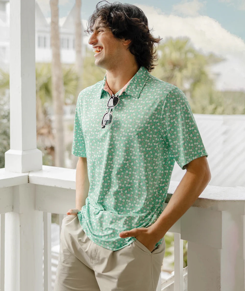 Southern Shirt Field Bloom Printed Polo