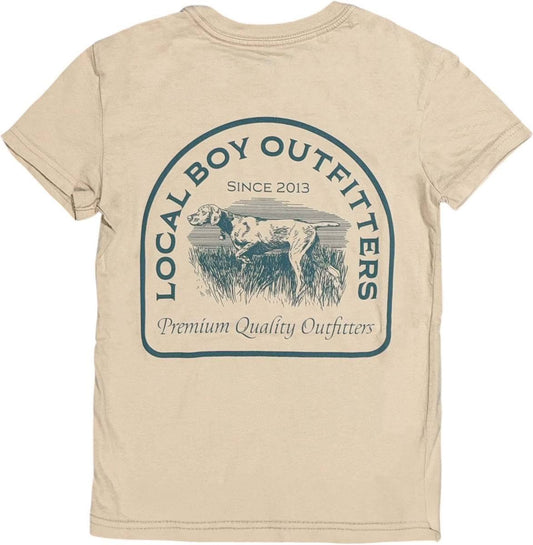 YOUTH Local Boy Vintage Pointer SS Tee - Latte