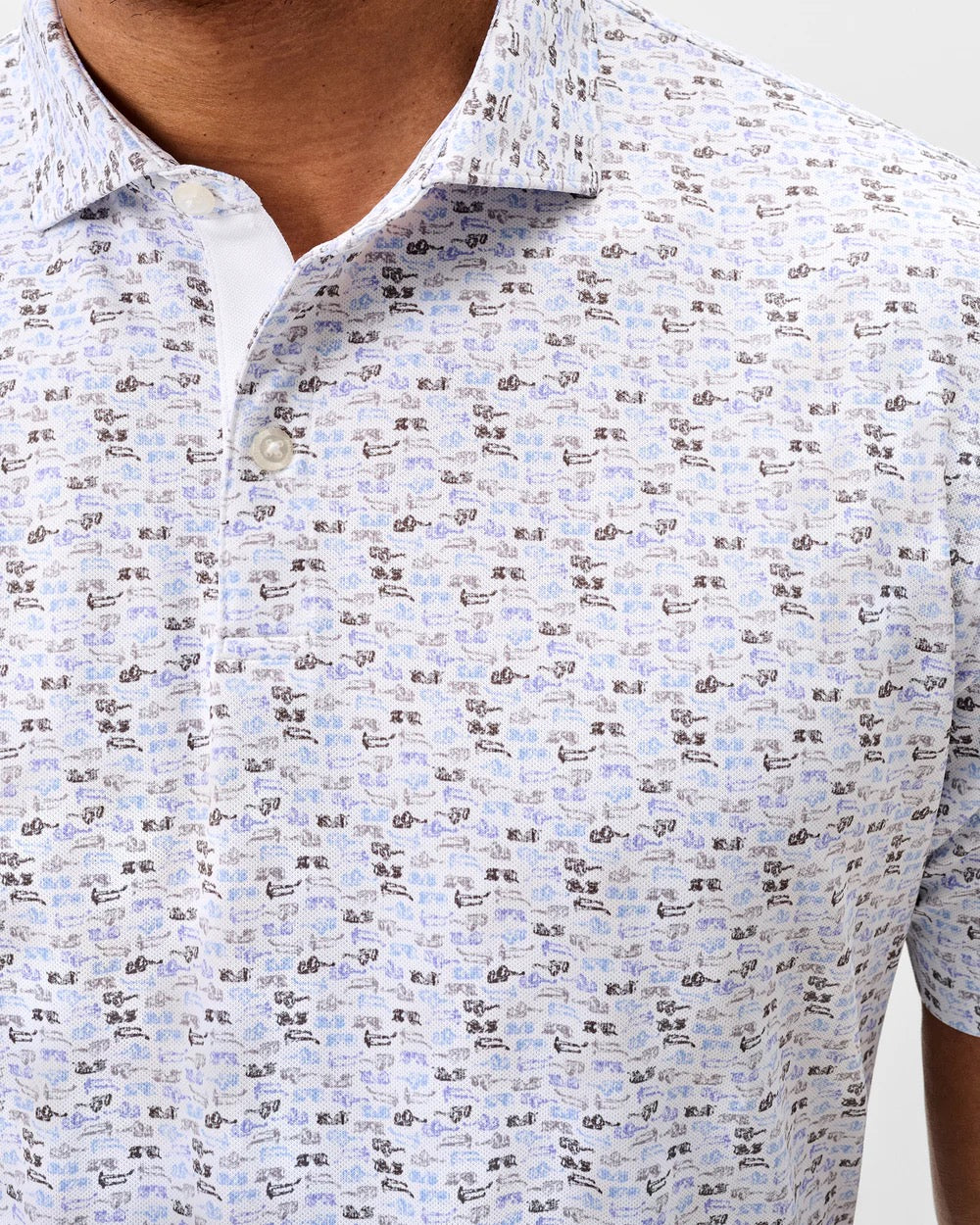 Johnnie-O Performance Mesh Polo - Shades