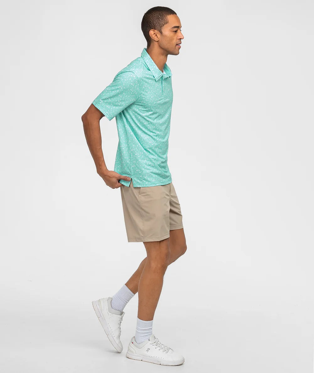 Southern Shirt MotionTech Printed Polo (Paradise)