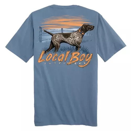 YOUTH Local Boy GSP Sunset SS Tee - Slate