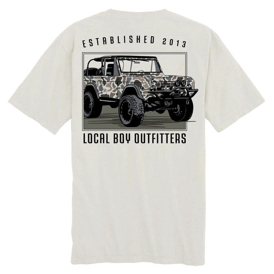 YOUTH Local Boy Bronco LCF SS Tee - Silver