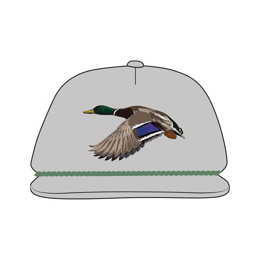 YOUTH Local Boy Mr Mallard LP Rope Hat - Cool Gray