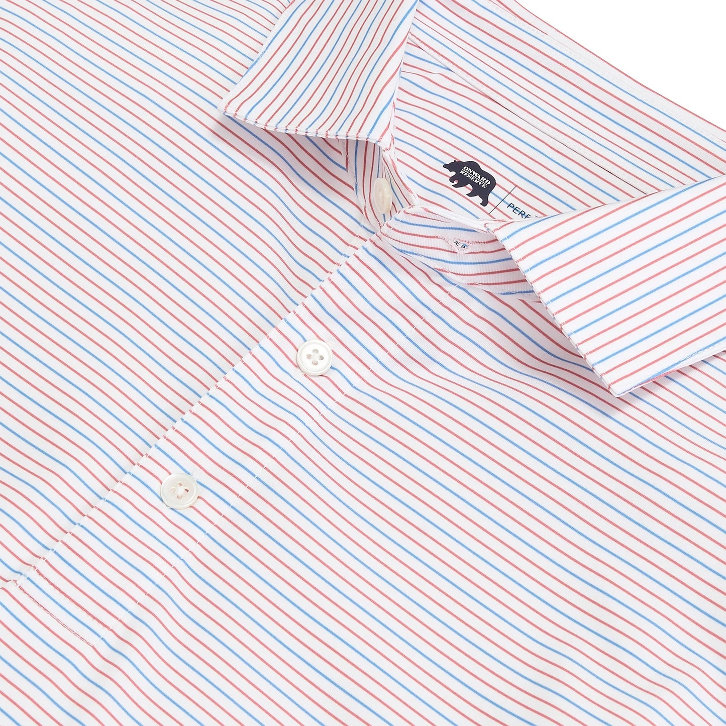 Onward Reserve Driver Stripe Performance Polo - Bike
