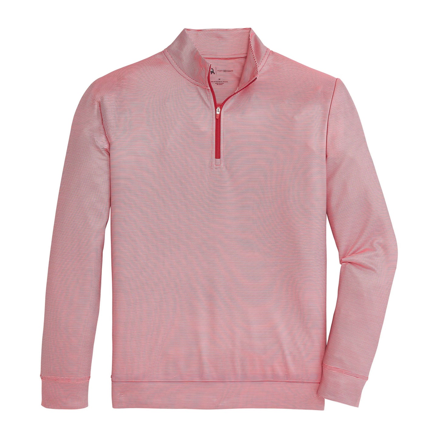 Onward Reserve Hairline Stripe Printed Performance 1/4 Zip - Red