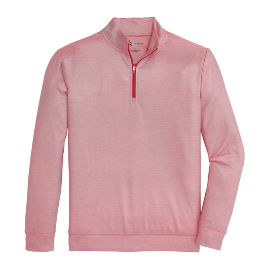 Onward Reserve Hairline Stripe Printed Performance 1/4 Zip - Red