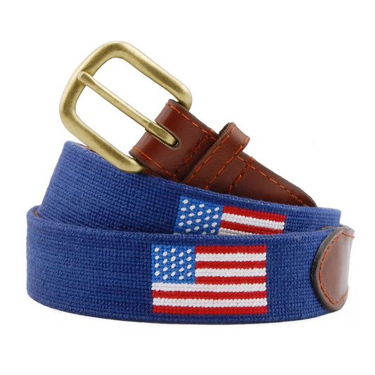 Smathers & Branson American Flag Belt (Classic Navy)