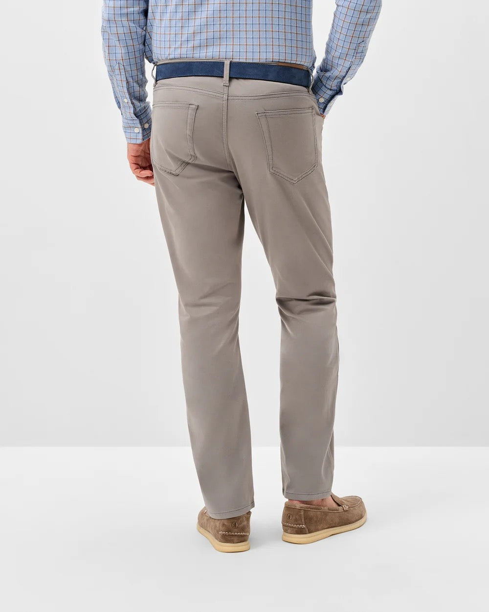 Johnnie-O Carmel Sateen 5-Pocket Pant Thunder