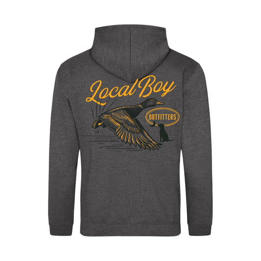 Local Boy Moonlight Mallard Cotton Hoodie- (Heather Gray)
