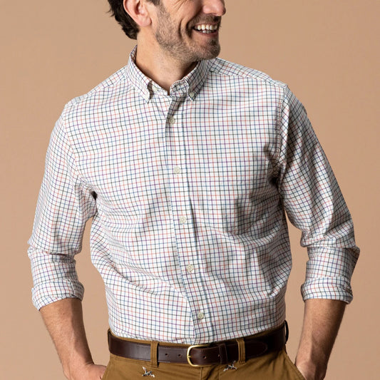 Duck Head Cotton Twill Sport Shirt - Weathered Rose