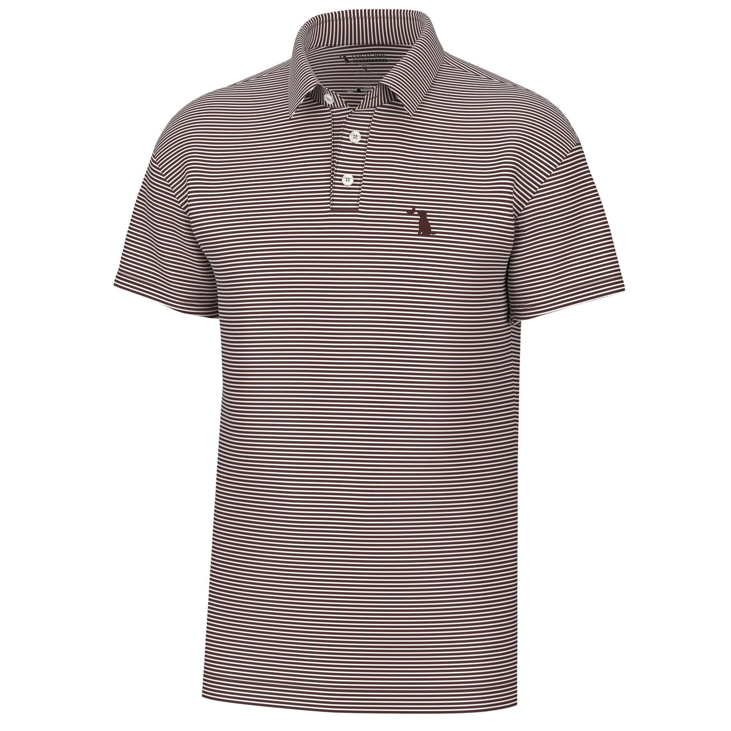Local Boy Driftwood Polo (Maroon)