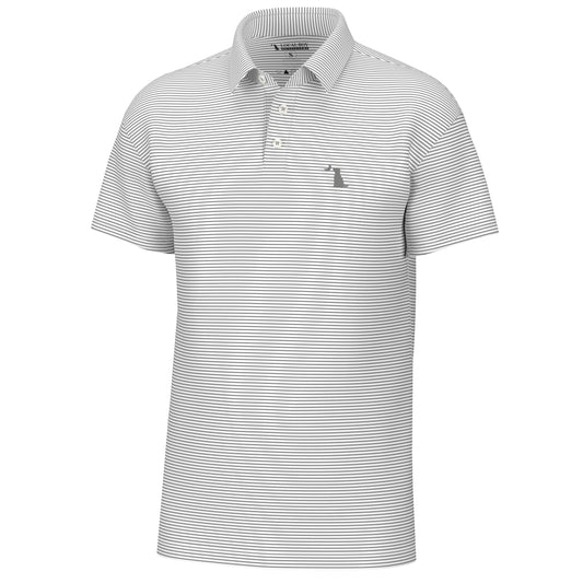 Local Boy Driftwood Polo (Cool Gray)