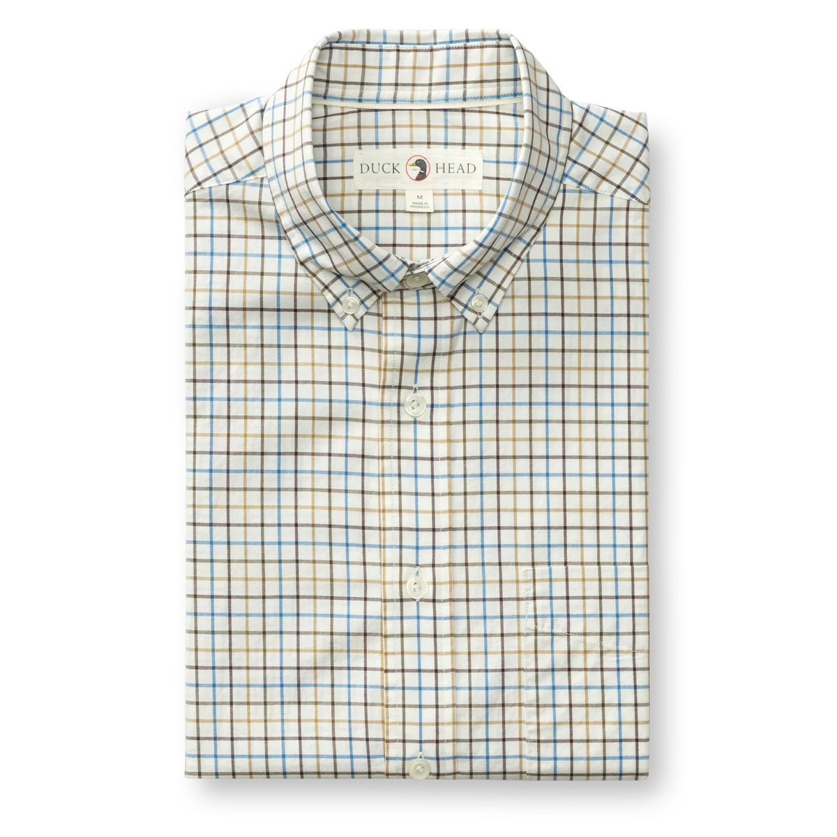 Duck Head Cotton Twill Sport Shirt - Wheatfield