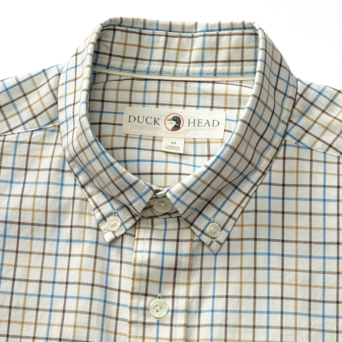 Duck Head Cotton Twill Sport Shirt - Wheatfield