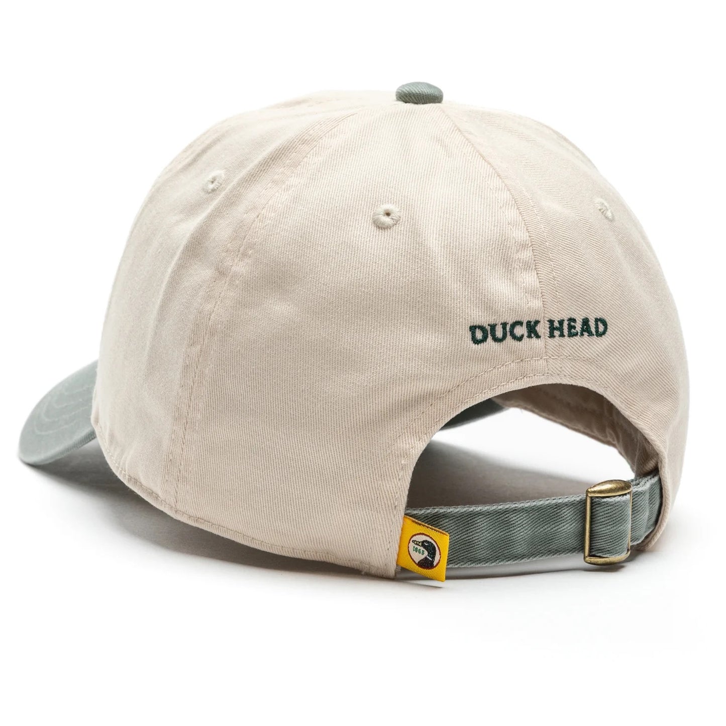 Duck Head Circle Patch Twill Hat (Cream)
