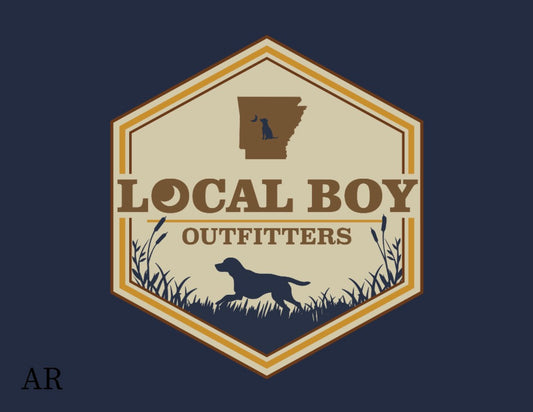 Local Boy Hex State AR SS Tee (China Blue)