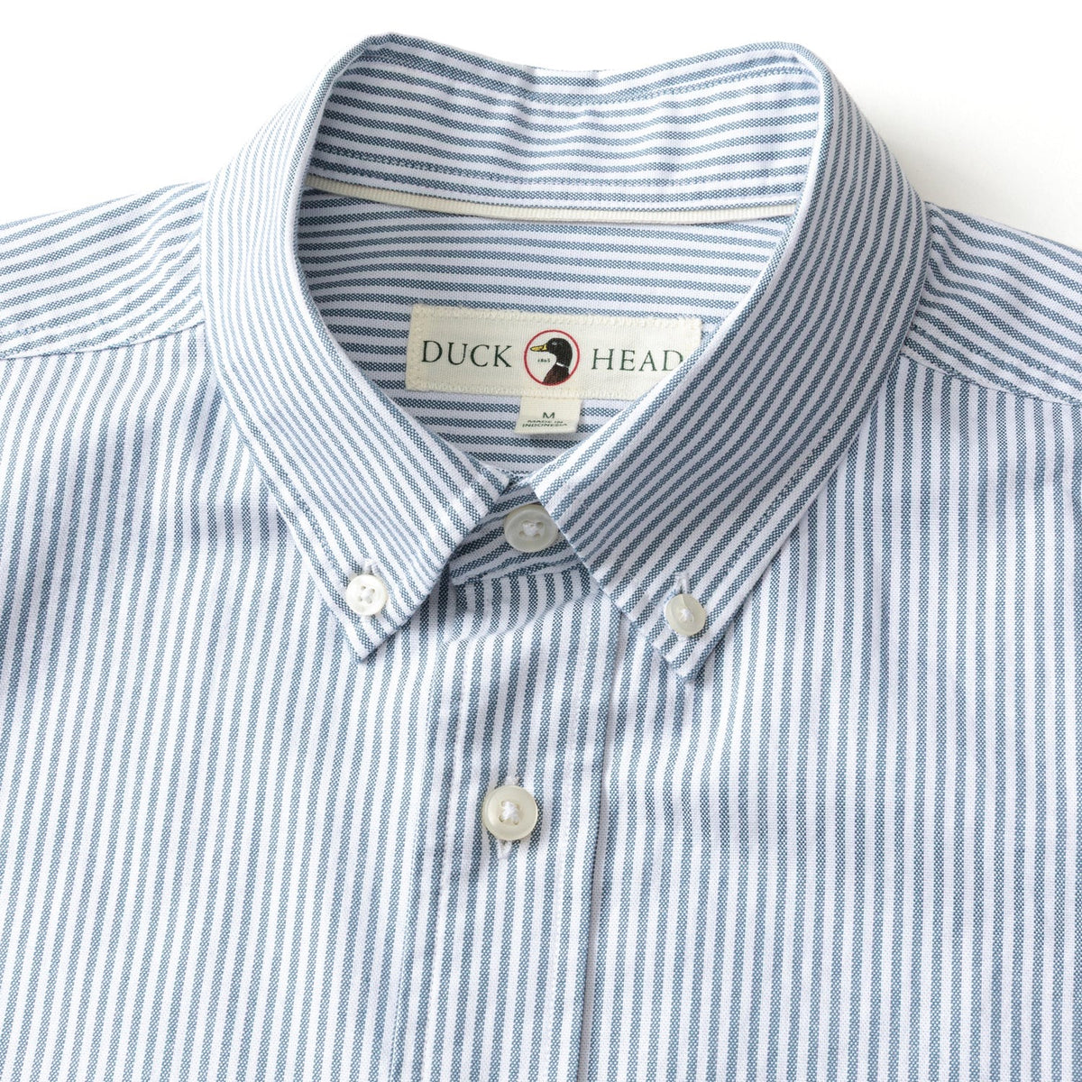 Duck Head Cotton Oxford Sport Shirt - Teal Blue