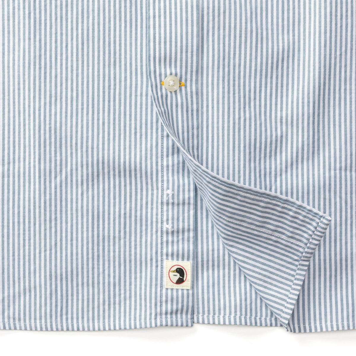 Duck Head Cotton Oxford Sport Shirt - Teal Blue